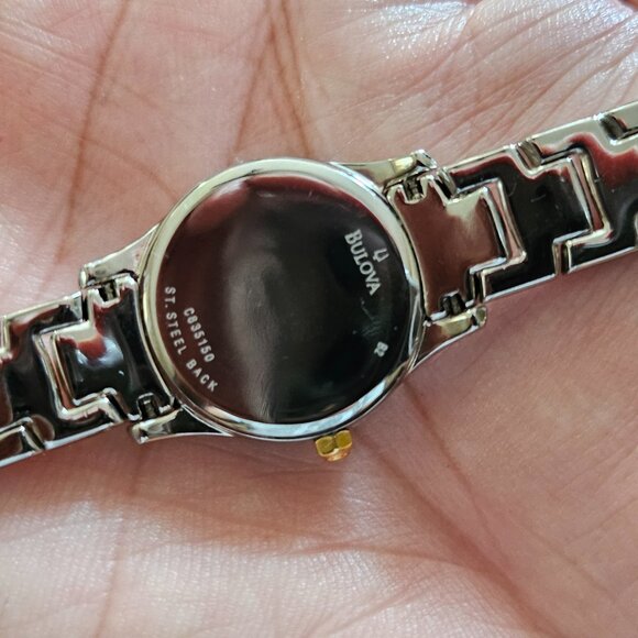 Caravelle by Bulova Women 45L124 Stylized Arabic Numerals Floral Motif Dial Watc - Picture 11 of 11